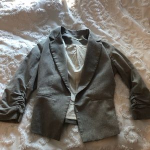 Gray blazer